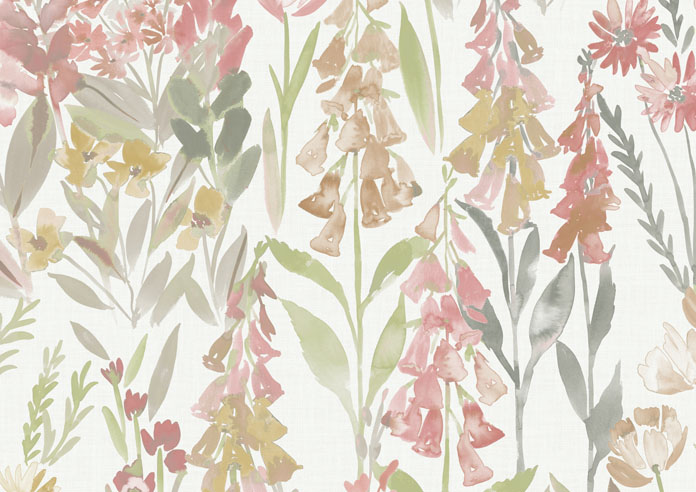 Foxglove Field, Golden Dawn - Roller Blind - Image 6